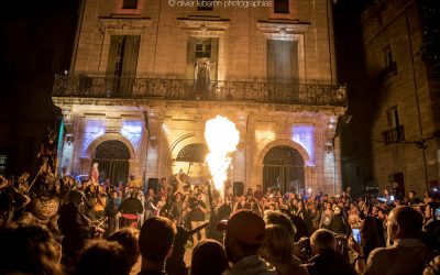 La ronde européenne des géants et des totems à Pézenas