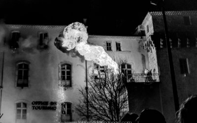 Parade de Noël à Pézenas Un spectacle de feu