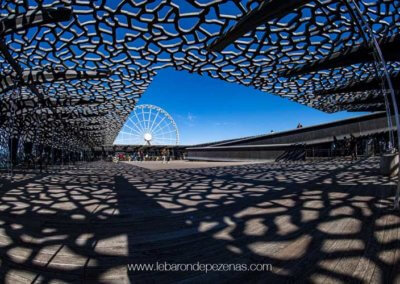 Mucem Lumière sur la ville de Marseille